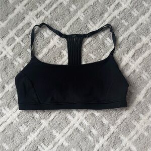 lululemon athletica Black Strappy Racerback Sports Bra